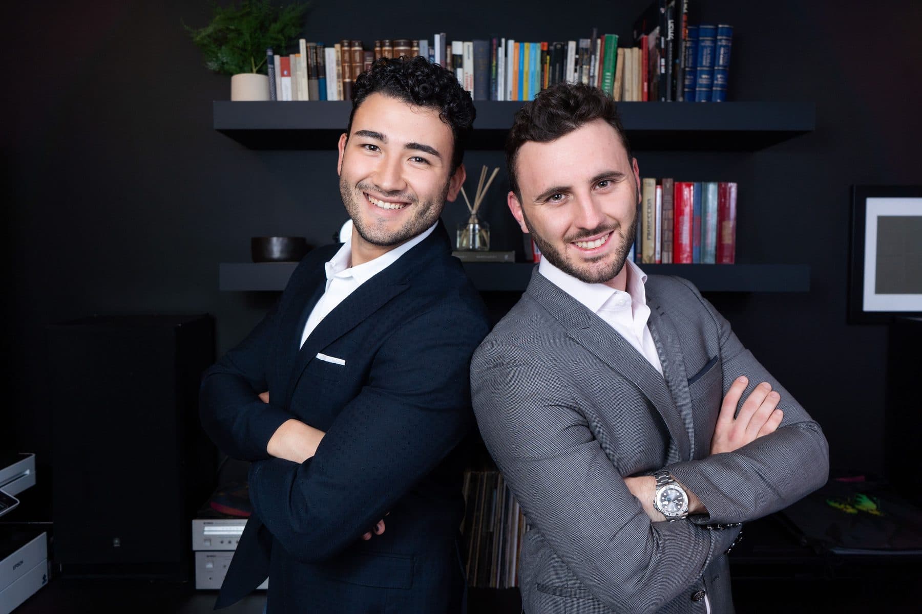 Carlos Doce with a developer partner
