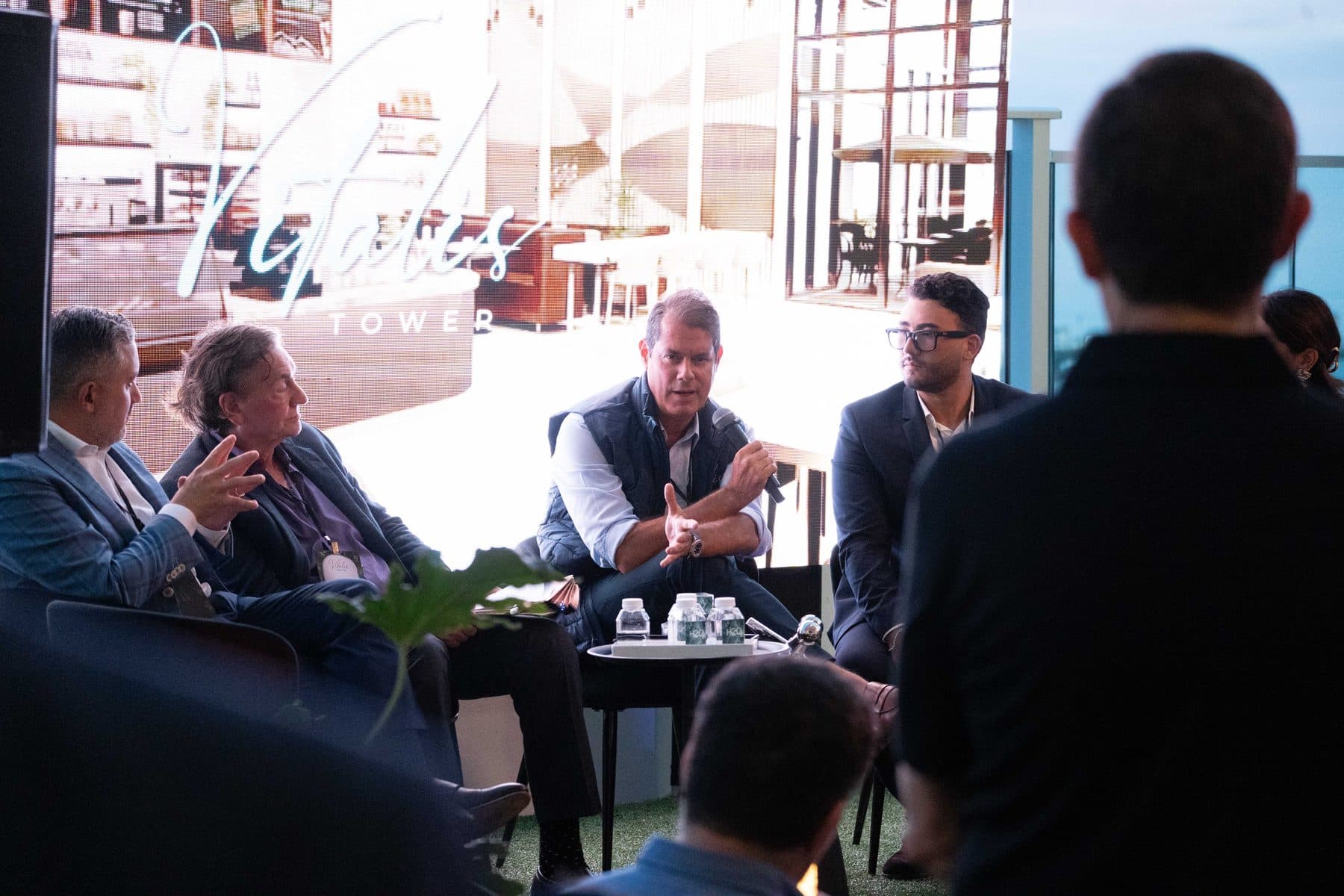 The audience at the Vitalis Tower launch panel