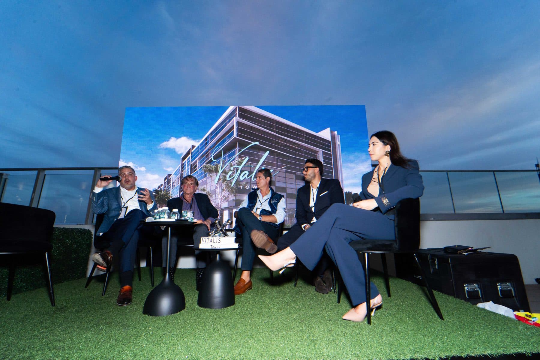 Panel discussion at the Vitalis Tower launch