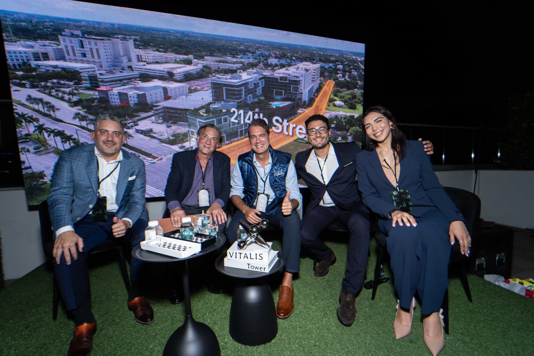 Panel discussion at the Vitalis Tower launch